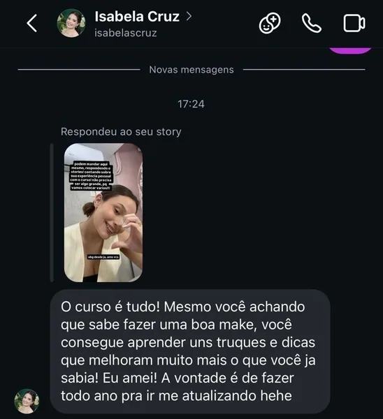 Depoimento de aluna 6