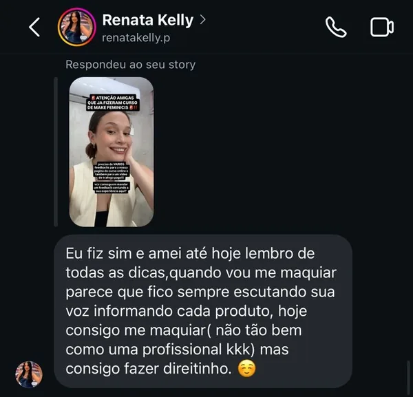 Depoimento de aluna 9